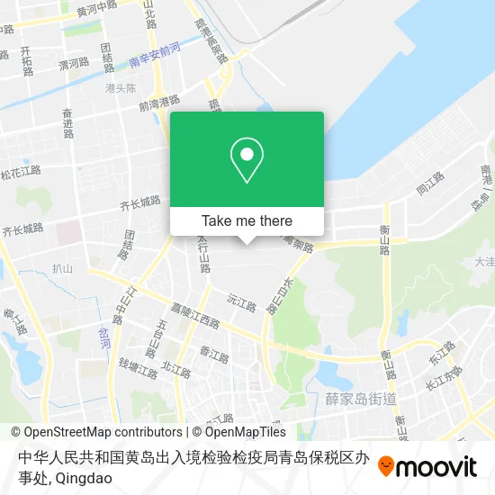 中华人民共和国黄岛出入境检验检疫局青岛保税区办事处 map