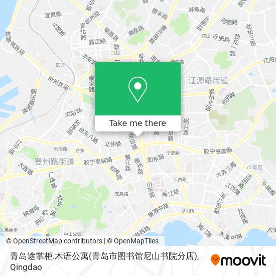 青岛途掌柜.木语公寓(青岛市图书馆尼山书院分店) map