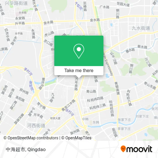 中海超市 map