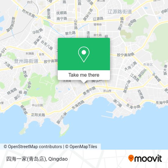 四海一家(青岛店) map