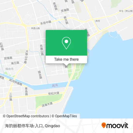 海韵丽都停车场-入口 map