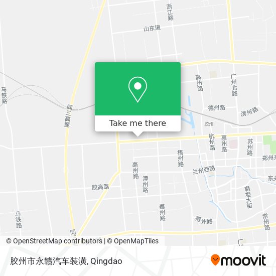 胶州市永赣汽车装潢 map
