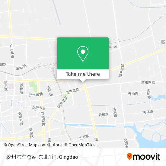 胶州汽车总站-东北1门 map