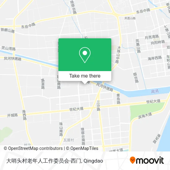 大哨头村老年人工作委员会-西门 map