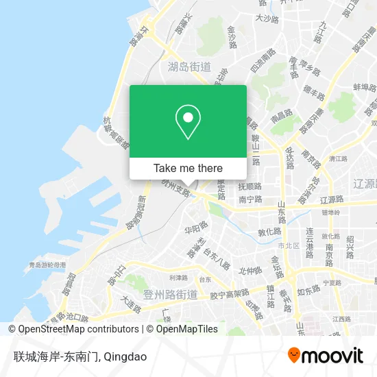 联城海岸-东南门 map