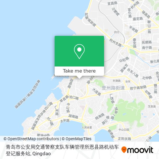 青岛市公安局交通警察支队车辆管理所恩县路机动车登记服务站 map