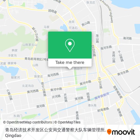 青岛经济技术开发区公安局交通警察大队车辆管理所 map