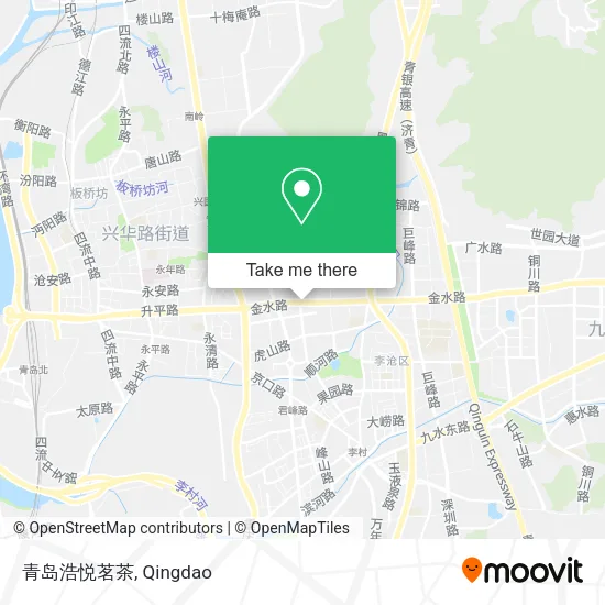 青岛浩悦茗茶 map