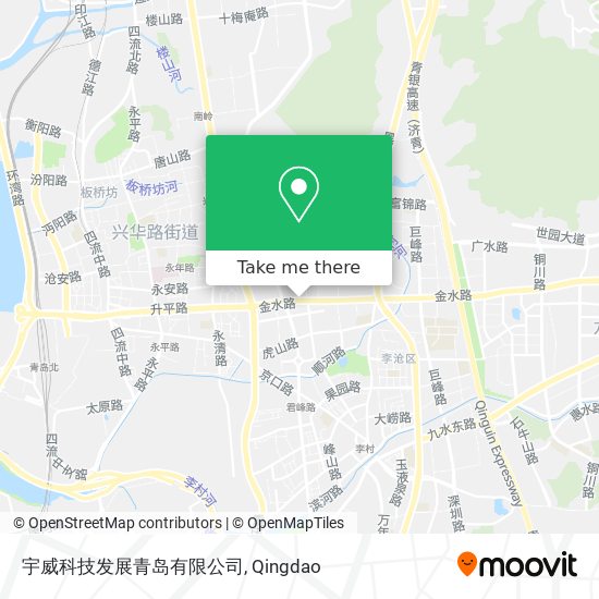 宇威科技发展青岛有限公司 map