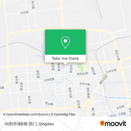 向阳市场B座-西门 map
