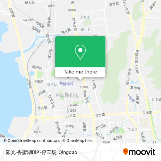 阳光·香蜜湖D区-停车场 map