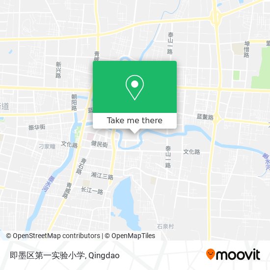 即墨区第一实验小学 map