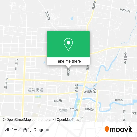 和平三区-西门 map