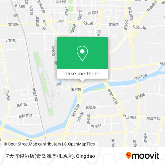 7天连锁酒店(青岛流亭机场店) map