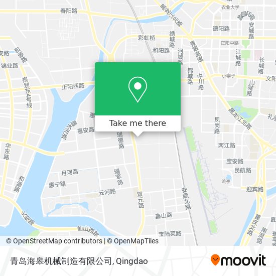 青岛海皋机械制造有限公司 map