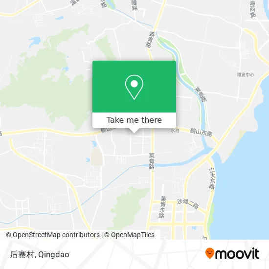 后寨村 map