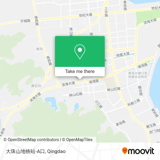 大珠山地铁站-A口 map