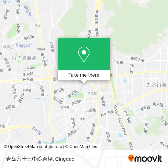青岛六十三中综合楼 map