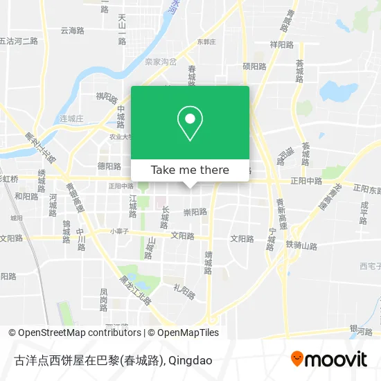 古洋点西饼屋在巴黎(春城路) map