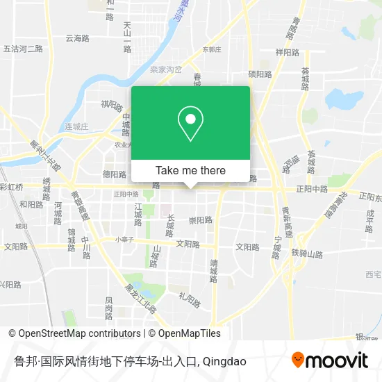 鲁邦·国际风情街地下停车场-出入口 map