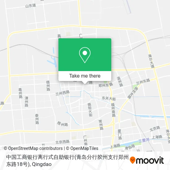 中国工商银行离行式自助银行(青岛分行胶州支行郑州东路18号) map