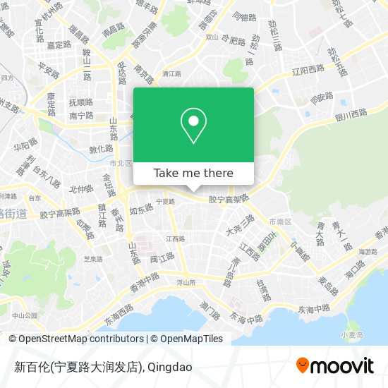 新百伦(宁夏路大润发店) map
