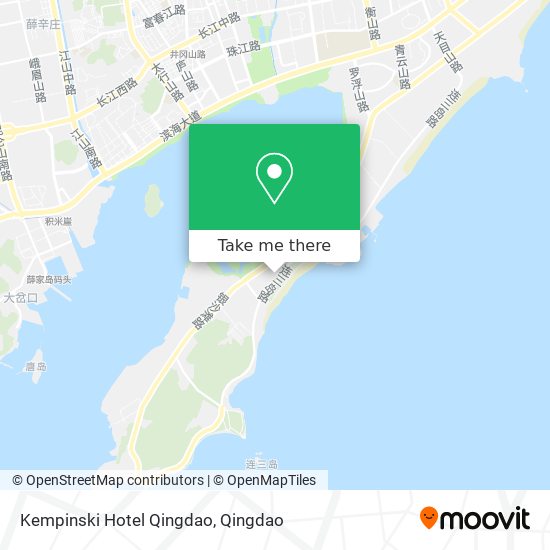 Kempinski Hotel Qingdao map