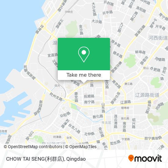 CHOW TAI SENG(利群店) map
