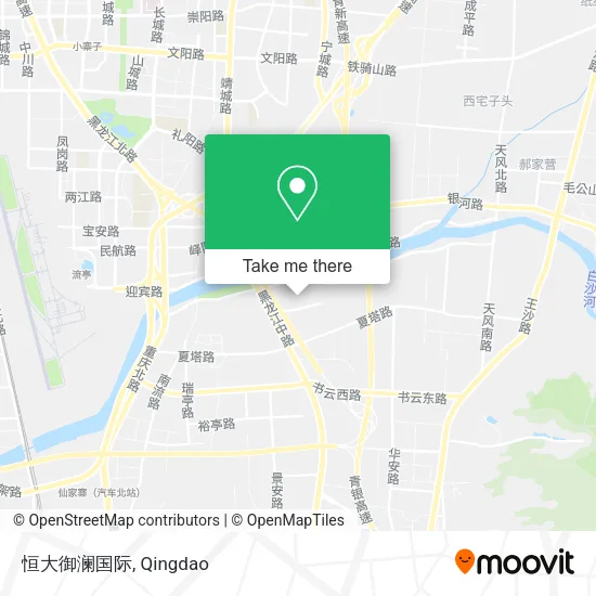恒大御澜国际 map