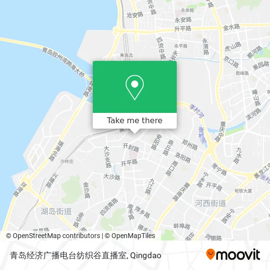 青岛经济广播电台纺织谷直播室 map