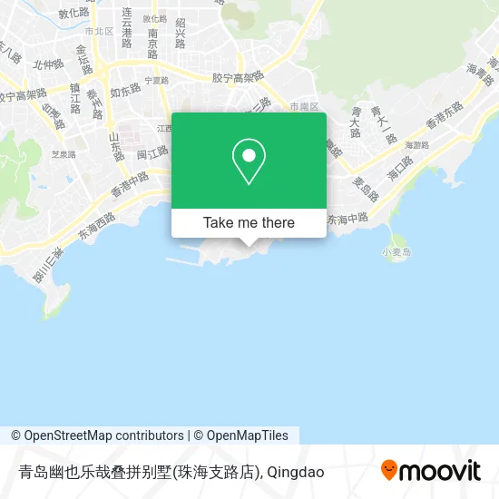 青岛幽也乐哉叠拼别墅(珠海支路店) map