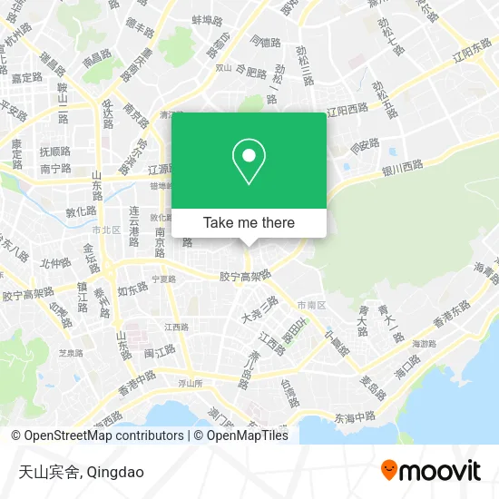 天山宾舍 map