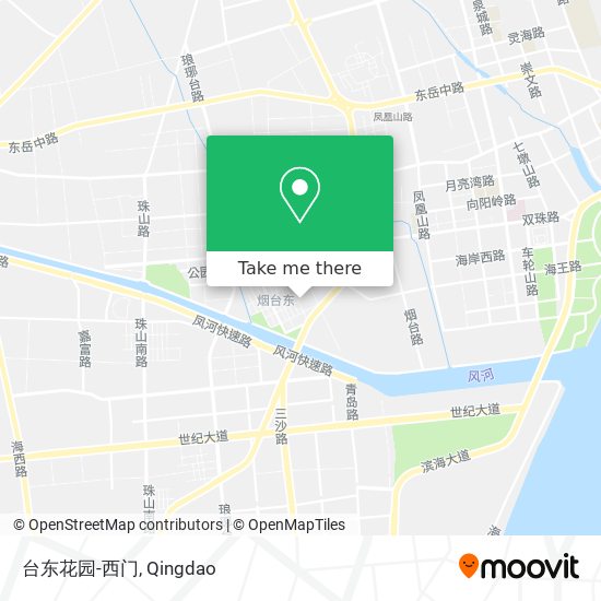 台东花园-西门 map