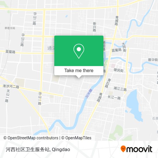河西社区卫生服务站 map