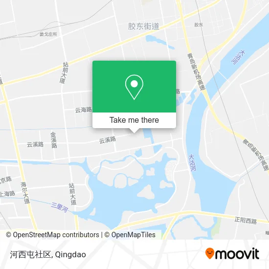 河西屯社区 map