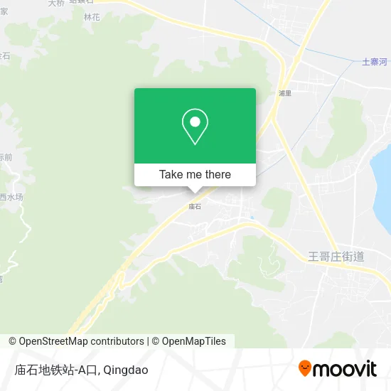 庙石地铁站-A口 map