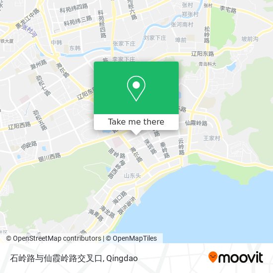 石岭路与仙霞岭路交叉口 map