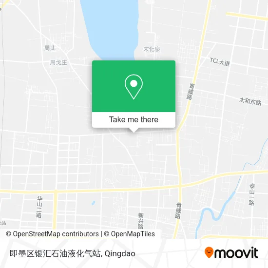 即墨区银汇石油液化气站 map