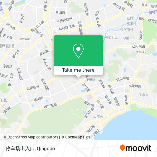 停车场出入口 map