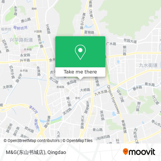 M&G(东山书城店) map