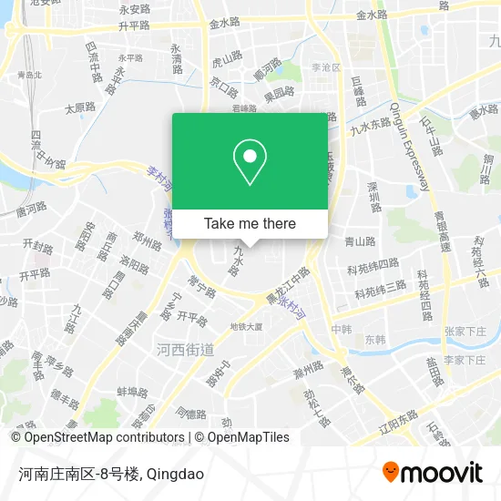 河南庄南区-8号楼 map