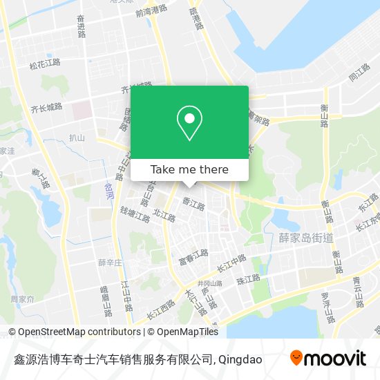 鑫源浩博车奇士汽车销售服务有限公司 map
