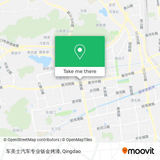 车美士汽车专业钣金烤漆 map