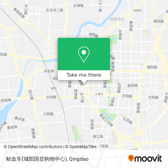 献血车(城阳国货购物中心) map