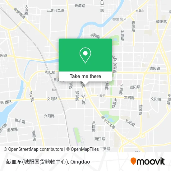 献血车(城阳国货购物中心) map