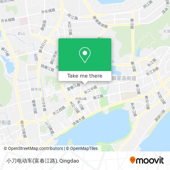 小刀电动车(富春江路) map