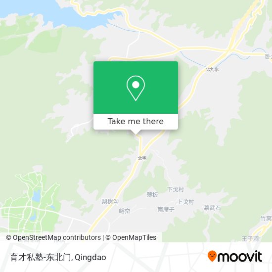 育才私塾-东北门 map