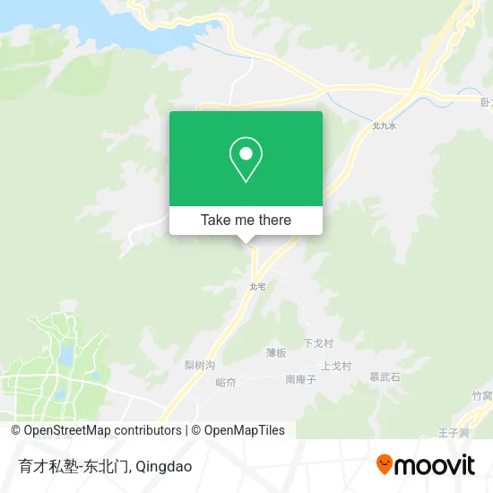 育才私塾-东北门 map