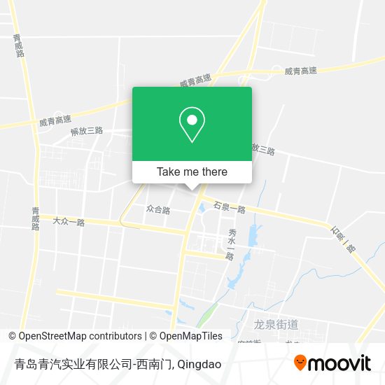 青岛青汽实业有限公司-西南门 map