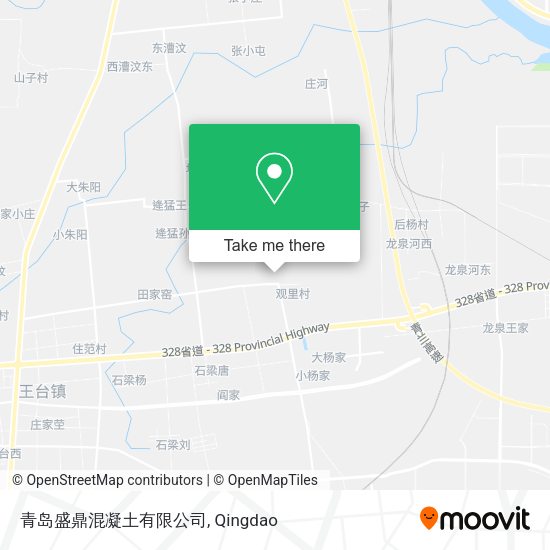 青岛盛鼎混凝土有限公司 map
